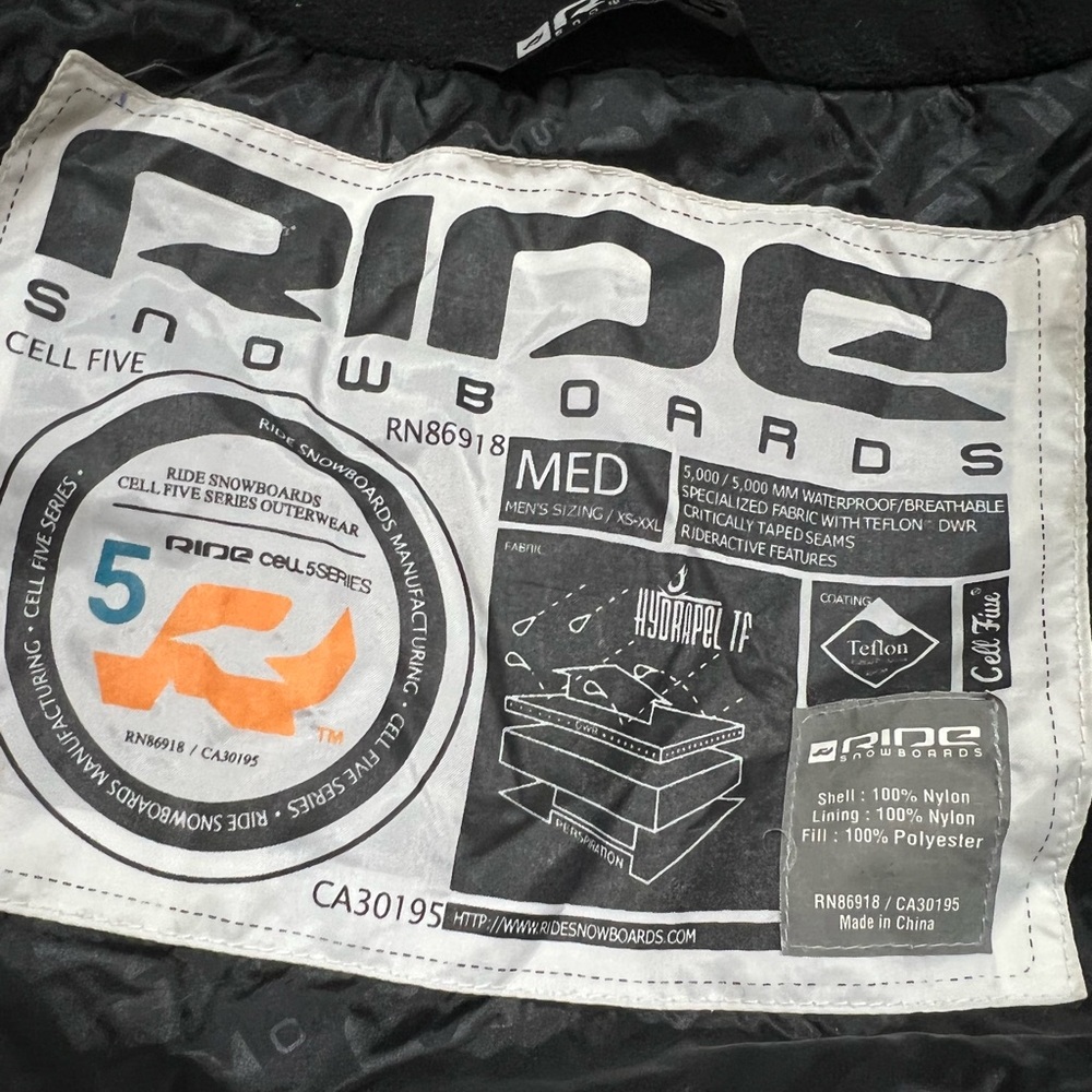 Ride snowboards snowboard boys jacket - Picture 4 of 5